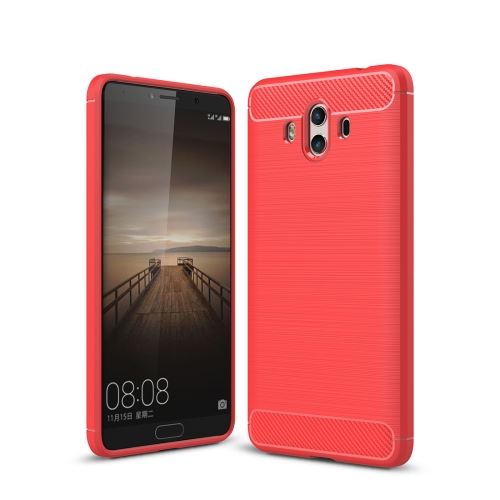 Huawei Mate 10 Coque Protection TPU Effet brossé Rouge ALS53393
