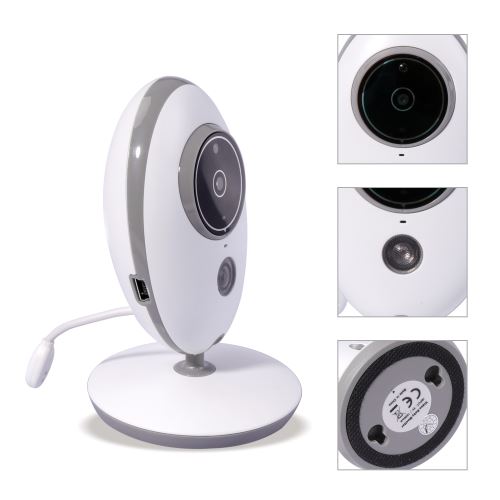 Babyphone vidéo sans fil écran couleur 3.5  caméra de sécurité