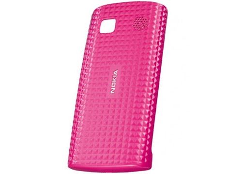 Nokia CC-3026 Xpress-on - Beschermende bedekking voor mobiele telefoon - magenta - voor Nokia 500