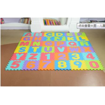 Puzzle Tapis 86 Pcs En Mousse Pour Bebe Contre Planchers Sols Froids Achat Prix Fnac