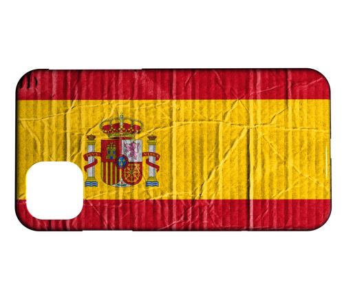 Coque rigide Compatible Pour iPhone 11 Pro Max Drapeau Espagne 04