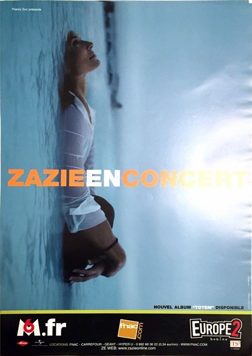 Zazie - 40x60 cm - AFFICHE / POSTER État correct - N/A reconditionné disponible sur Fnac