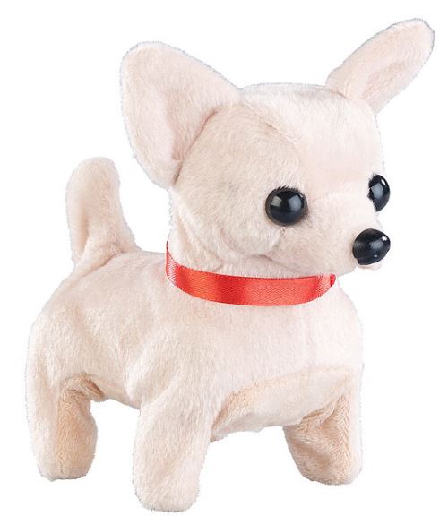 Chihuahua animé en peluche