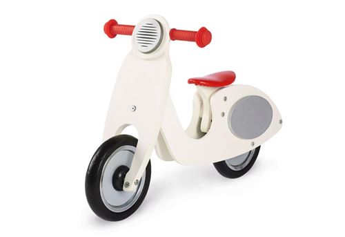 Draisienne en bois Vespa Wanda Blanc
