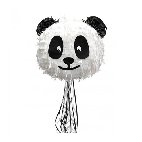 piñata à tirer baby kawaï panda géant 39x36x12cm