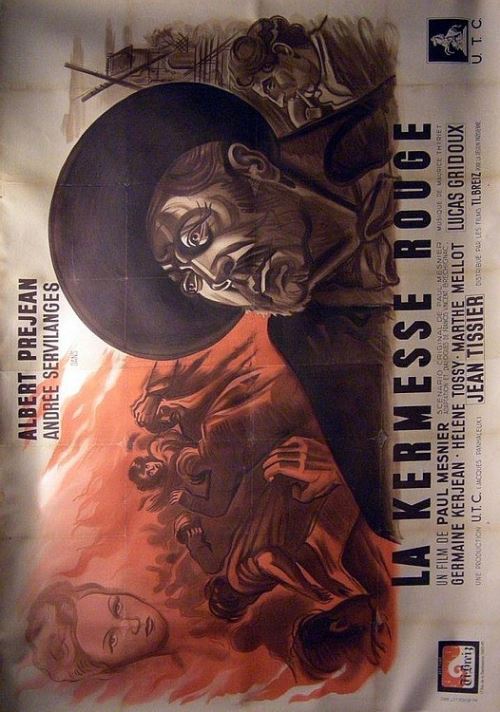 La Kermesse Rouge AFFICHE CINEMA ORIGINALE