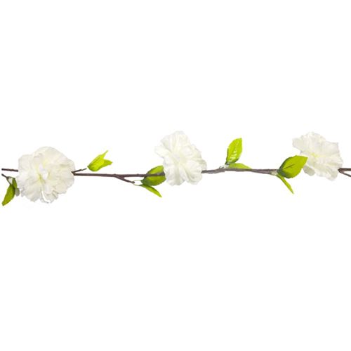 Guirlande Fleurs Artificielles Gardenia 1 7m Blanc Achat Prix Fnac