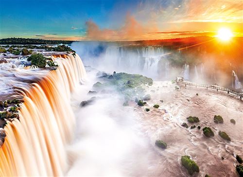 Puzzle Les Chutes Du Niagara 1000 Pieces Collection Cascades Clementoni 39385 - vue 2