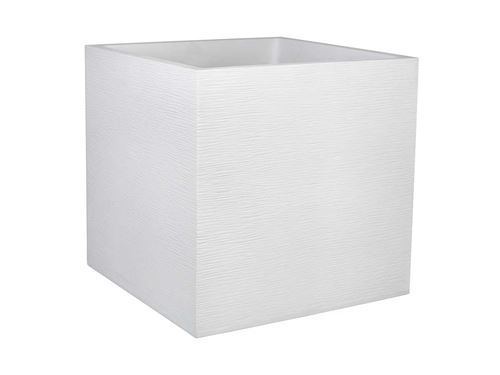 Eda - Jardinière carrée Graphit - 49,5 cm - 57 L - Blanc - Image 3