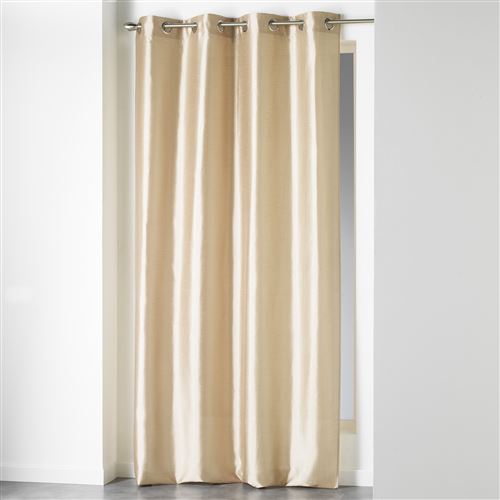 Rideau a oeillets 140 x 240 cm shantung uni shana Lin Douceur d'Intérieur