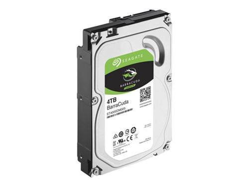 Seagate Barracuda ST4000DM005 - Disque dur - 4 To - interne - 3.5 - SATA  6Gb/s - mémoire tampon : 64 Mo