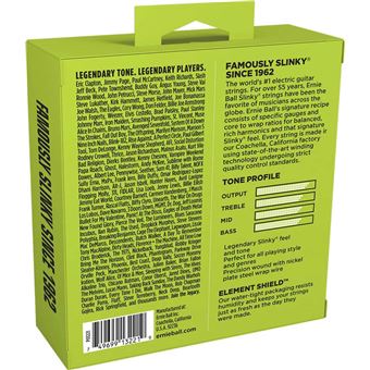 Pack de 3 jeux de cordes guitare électrique Ernie Ball 3221 Regular Slinky 10-46