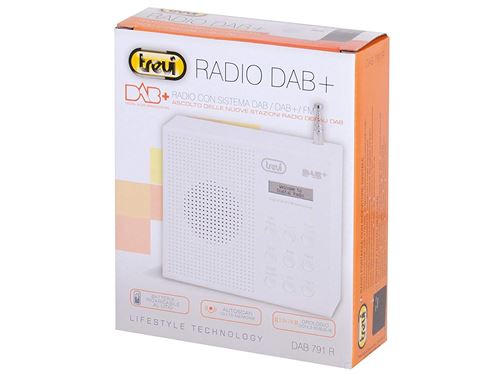 Trevi Dab 791 R Radio numérique Dab + Bianco