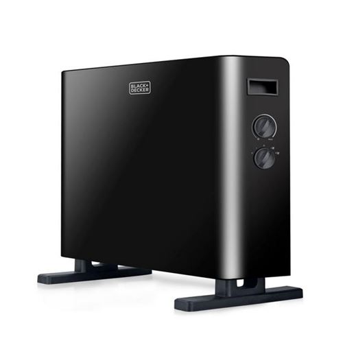 Radiateur convecteur 2000w noir Black+decker BXCSH2000E