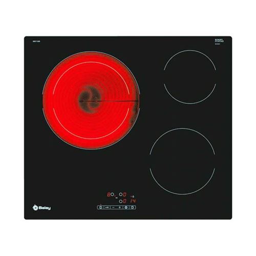 Plaques vitro-céramiques Balay 3EB715ER 3F 5700W 60cm Noir