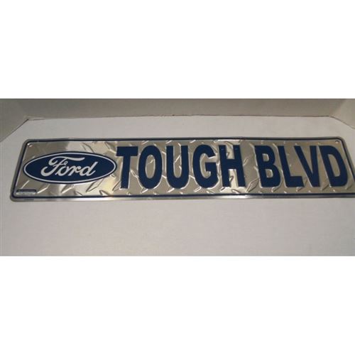 plaque de rue ford tough boulevard deco tole metal garage