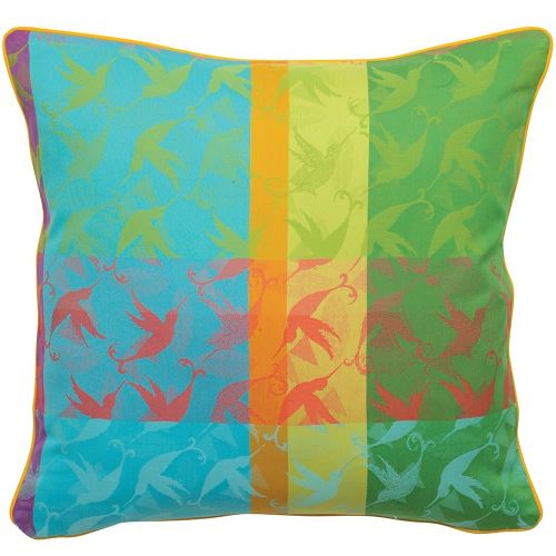 Housse De Coussin Mille Colibris Antilles 50x50 Garnier-Thiebaut
