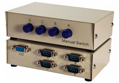 commutateur db9 manuel 4 ports