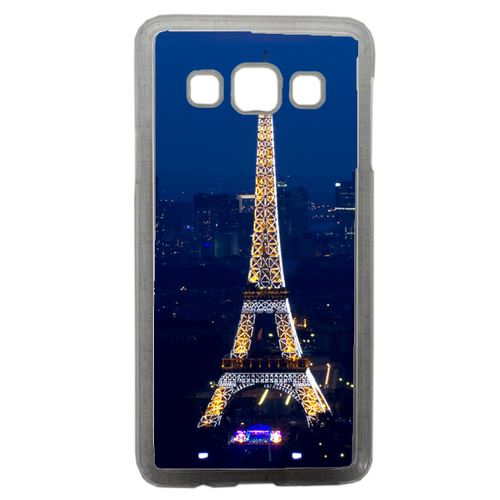 Coque Tour Eiffel Paris Night Compatible Samsung Galaxy A3 Transparent