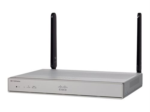 Cisco Integrated Services Router 1117 - Routeur - modem ADSL - commutateur 4 ports - GigE - ports WAN : 2
