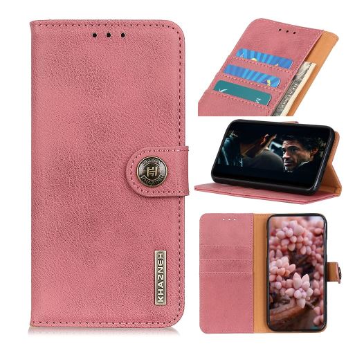Etui en PU avec support rose pour votre Samsung Galaxy A11