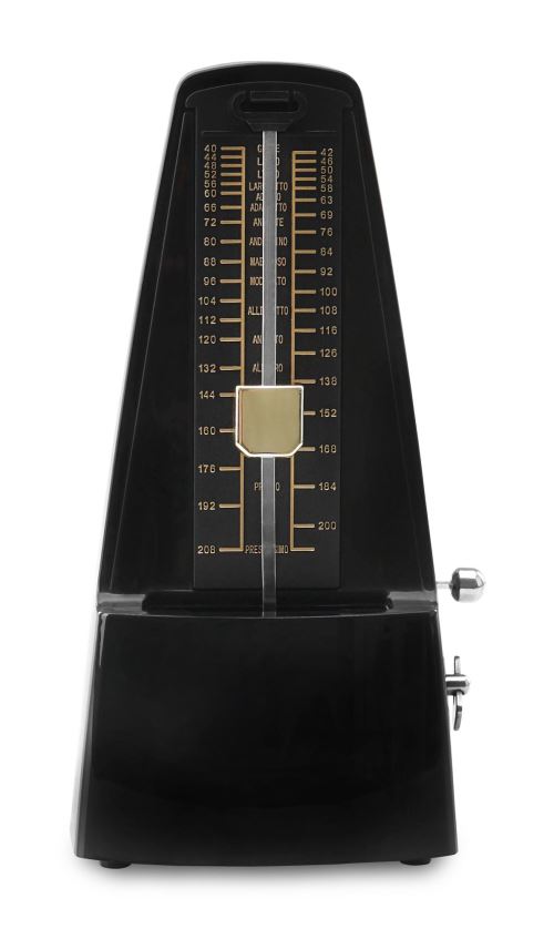Classic Cantabile M01 métronome avec cloche (noir poli fin)