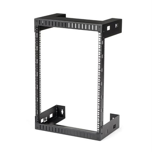 startech 15u wall mount server rack equipment rack 304.8mm depth noir