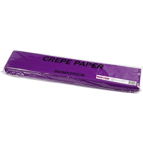 Creotime papier crêpe 250 x 50 cm violet
