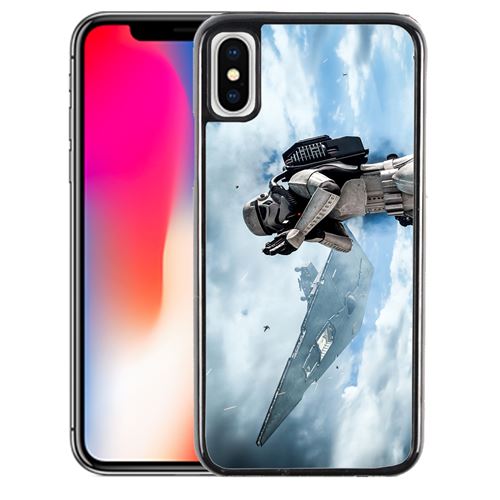 Coque pour iPhone XR stormtrooper ciel