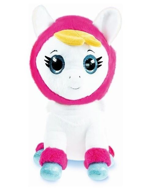 Studio 100 peluche K3 Alpacaavec musique 20 cm blanc/rose
