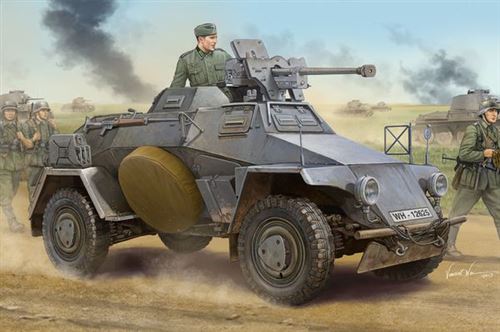 German Le.pz.sp.wg (sd.kfz.221)panzerwag - 1:35e - Hobby Boss