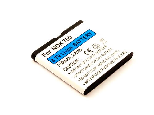 Batterie compatible NOK 700, Li-ion, 3,7V, 750mAh, 2,8Wh