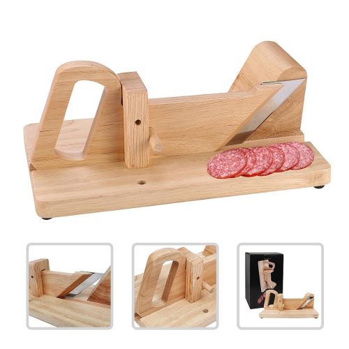 Todeco - Guillautine à Saucisson, Couteau à Émincer, Matériau principal: Bois d'Hévéa