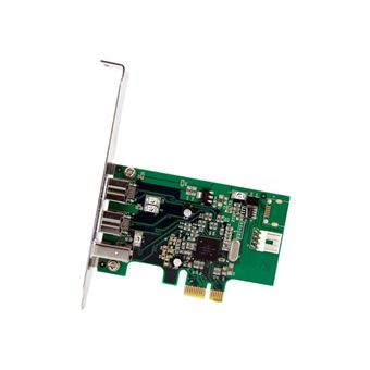 StarTech.com Carte Adaptateur PCI Express vers 3 Ports FireWire - 800 et 400 - 1394a 1394b - adaptateur FireWire - 2 ports - 1
