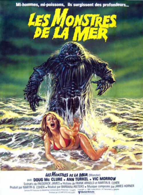 Les Monstres de la Mer AFFICHE CINEMA ORIGINALE