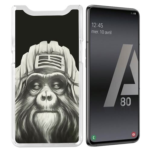 Coque pour Samsung Galaxy A80 / A90 -  Singe Monkey Aviateur