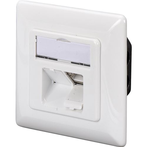 DIGITUS Boîte de connexion cat 6.A (profond), 2 x RJ45,