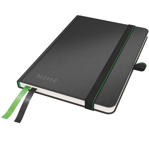 Leitz Carnet A6 Complete Réglure Noir