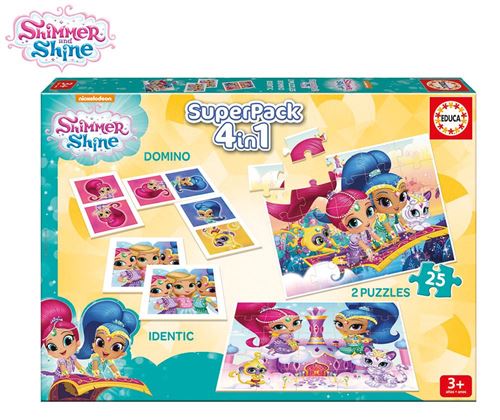 Shimmer&Shine Superpack 4 jeux en 1