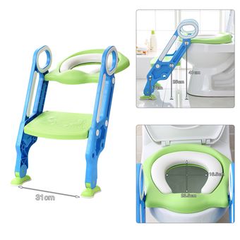 JEOBEST Siège de Toilette Enfant Pliable et Réglable, Réducteur de WC Enfant  Avec coussin souple, Rose - Pot bébé - Achat & prix