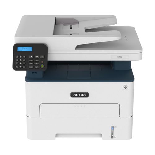  Xerox B225 - Imprimante multifonctions - Noir et blanc - laser - A4/Legal (support) - jusqu'&agrave; 34 ppm (impression) - 250 feuilles - USB 2.0, LAN, Wi-Fi(n), h&ocirc;te USB 2.0 - programme