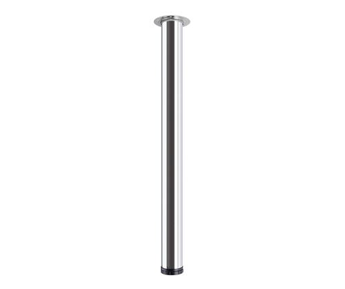 DEMOS TRADE - Pied de table TS001 - 820 mm - 60 mm - Chrome - Image 2