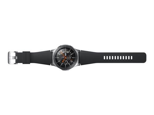 Samsung Galaxy Watch - 46 mm - zilver - smart watch met band - silicone - display 1.3 - 4 GB - Wi-Fi, NFC, Bluetooth - 63 g