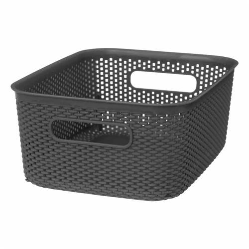 Non Communiqué Gris Five Simply Smart - Panier De Rangement "Crochet" 10Cm Anthracite