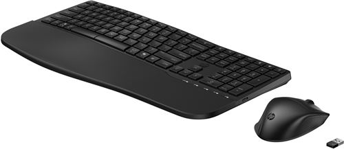 Hp 685 - Ensemble Clavier Et Souris - Bi-Mode, Agencement À 3 Zones, Multi-Appareils, 23 Touches Programmables, Détection Automatique Du Système D'Exploitation, Déplacement Des Touches À Profil Bas - Full Size - Sans Fil - 2.4 Ghz, Bluetooth - Franç