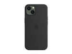 Apple - Coque de protection pour téléphone portable - compatibilité avec MagSafe - silicone - noir minuit - pour iPhone 13