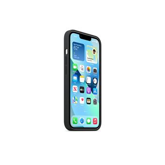 Apple - Coque de protection pour téléphone portable - compatibilité avec MagSafe - silicone - noir minuit - pour iPhone 13