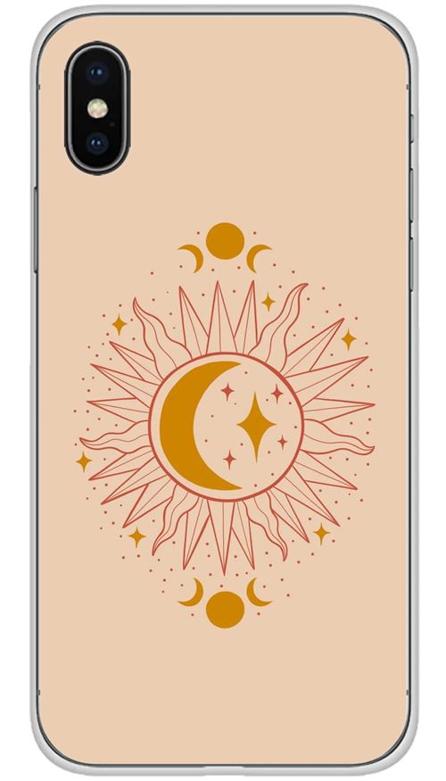 Coque en silicone imprimée compatible Apple iPhone XS Max Zénith