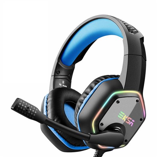 Casque filaire EKSA E1000 Bleu