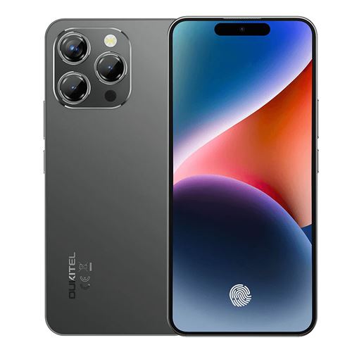 NOIR - OUKITEL P1 Smartphone 6.7 24Go 256Go 5150mA(18W) Android 14 téléphone Dual SIM 4G-(186.8g)